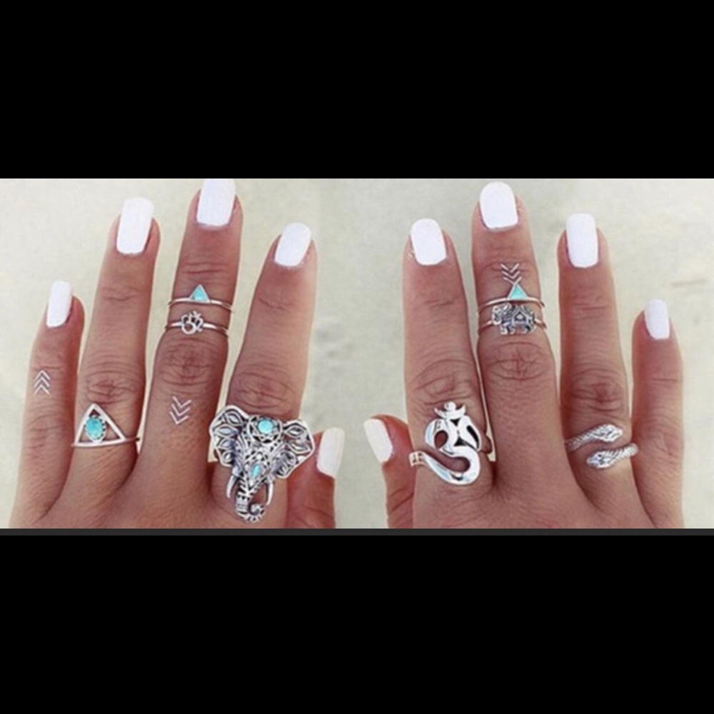 Vintage Boho Knuckle Rings